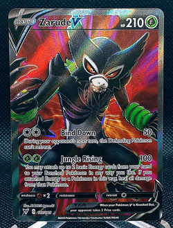 Zarude V 167/185 Ultra Rare Vivid Voltage Pokemon TCG NM - Image 1