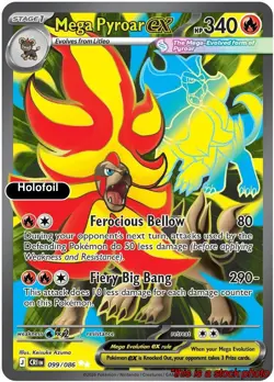 Mega Pyroar ex - 099/086 [Pokemon CRI - 099/086] Holofoil - Image 1