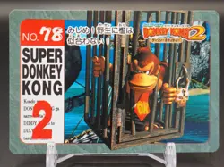 Super Donkey Kong 2 Nintendo Carddass No.78 Trading Card Bandai Japanese A568 - Image 1