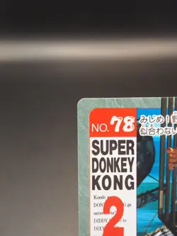 Super Donkey Kong 2 Nintendo Carddass No.78 Trading Card Bandai Japanese A568 - Image 3