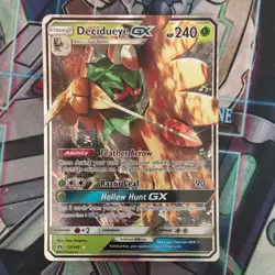 Pokemon TCG - DECIDUEYE GX (12/149) Sun & Moon 2017 Ultra Rare Holo mp - Image 1