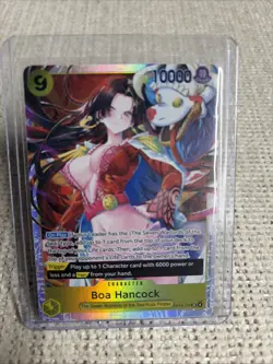 One Piece-Boa Hancock - # OP14-112 The Azure Sea's Seven Super Rare - Foil - Image 1