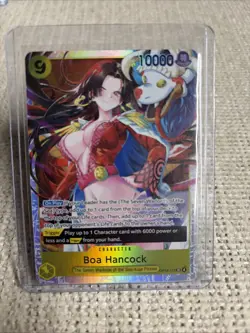 One Piece-Boa Hancock - # OP14-112 The Azure Sea's Seven Super Rare - Foil - Image 2