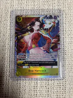 One Piece-Boa Hancock - # OP14-112 The Azure Sea's Seven Super Rare - Foil - Image 5