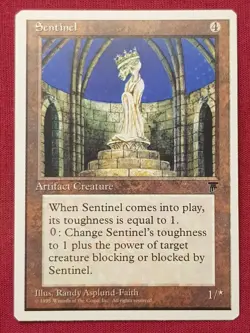 Magic The Gathering CHRONICLES SENTINEL artifact card MTG - Image 1