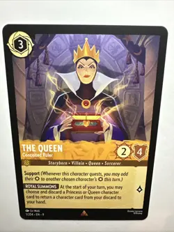 The Queen - Conceited Ruler 1/204 Fabled Regular 2025 Disney Lorcana Card NM - Image 2