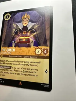 The Queen - Conceited Ruler 1/204 Fabled Regular 2025 Disney Lorcana Card NM - Image 4