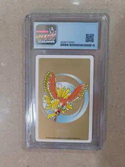 CGC 10 Pristine Cubone 9 of Clubs Playing Card Gold Deck 1999 Japanese Pokemon - Image 2