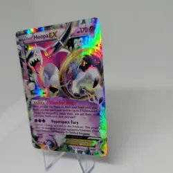 Hoopa EX 36/98 XY Ancient Origins Ultra Rare Holo Pokemon TCG Card - Image 3