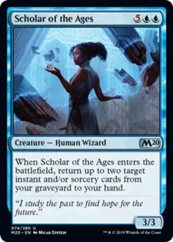 x4 Scholar of the Ages - Core Set 2020 (M20) - NM - MTG - Image 1