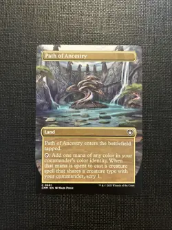 Path of Ancestry (Borderless) #661 (NM) Commander Masters CMM Magic MTG - Image 1