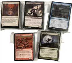 MTG Magic the Gathering 5 Mono-Colored Halloween Theme Decks (60 cards each) - Image 1