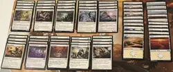 MTG Magic the Gathering 5 Mono-Colored Halloween Theme Decks (60 cards each) - Image 2