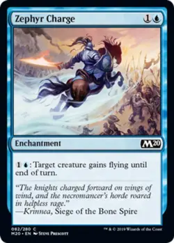 x4 Zephyr Charge - Core Set 2020 (M20) - NM - MTG - Image 1