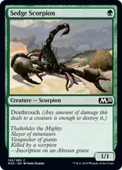 x4 Sedge Scorpion - Core Set 2020 (M20) - NM - MTG - Image 1