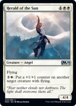 x4 Herald of the Sun - Core Set 2020 (M20) - NM - MTG - Image 1