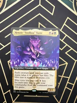 Henzie "Toolbox" Torre (Extended Art) NM MTG Commander: Streets of New Capenna - Image 1