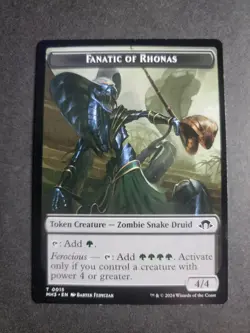 Fanatic of Rhonas Token MTG Modern Horizons 3 - Image 1