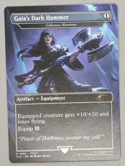MTG x FINAL FANTASY SECRET LAIR - GAIA'S DARK HAMMER #1866 NON-FOIL - Image 1