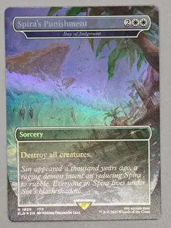 MTG x FINAL FANTASY SECRET LAIR - SPIRA'S PUNISHMENT #1858 RAINBOW FOIL - Image 1