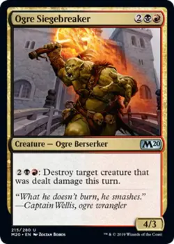 x1 Ogre Siegebreaker - Core Set 2020 (M20) - NM - MTG - Image 1