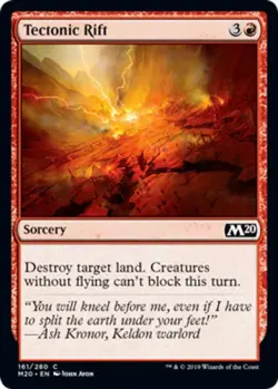 x1 Tectonic Rift - Core Set 2020 (M20) - NM - MTG - Image 1