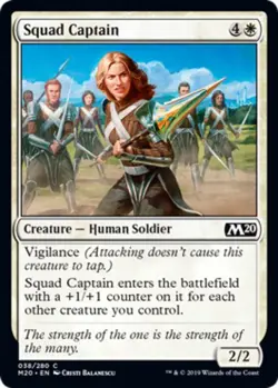 x1 Squad Captain - Core Set 2020 (M20) - NM - MTG - Image 1