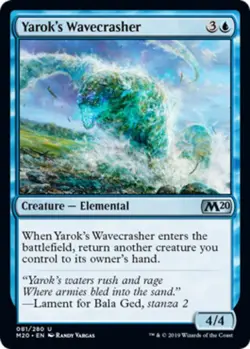 x1 Yarok's Wavecrasher - Core Set 2020 (M20) - NM - MTG - Image 1