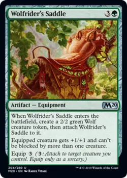 x1 Wolfrider's Saddle - Core Set 2020 (M20) - NM - MTG - Image 1