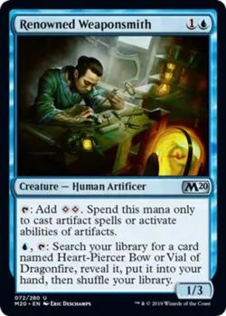 x1 Renowned Weaponsmith - Core Set 2020 (M20) - NM - MTG - Image 1