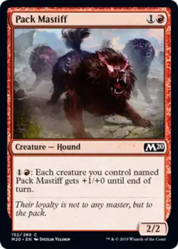 x1 Pack Mastiff - Core Set 2020 (M20) - NM - MTG - Image 1
