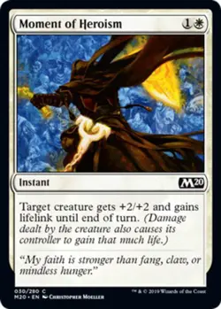 x1 Moment of Heroism - Core Set 2020 (M20) - NM - MTG - Image 1