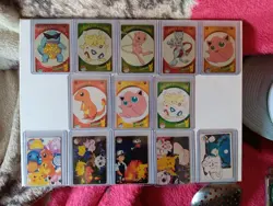 Vtg Pokemon Pocket Monster Vending Machine Holo Prism Cards (Lot Of 13 Cards) - Image 2