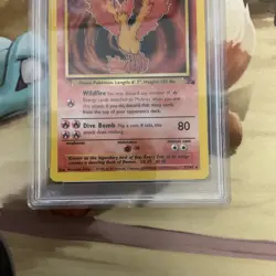1999 Pokemon Fossil Moltres 27/62 PSA 10 - Image 3