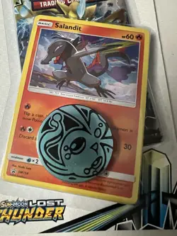 Pokemon Sun & Moon Lost Thunder Single Checklane Pack Blister (Salandit) - Image 4
