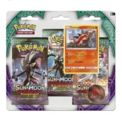 Pokemon Sun & Moon Guardians Rising 3 Booster Packs Turtonator Factory Sealed - Image 1