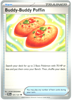 Buddy-Buddy Poffin - 101/131 - Pokemon - Prismatic Evolutions LP/NM English - Image 1