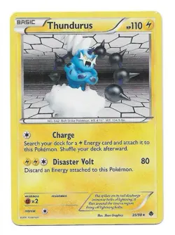 Thundurus 35/98 Emerging Powers Regular Pokemon TCG - NM - Image 1