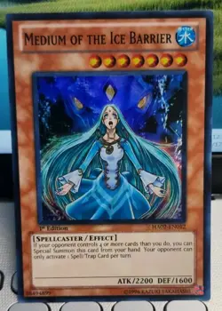 Yugioh Collector's Medium of the Ice Barrier - HA02-EN012 - Super +BONUS - Image 1
