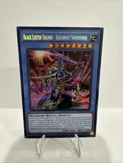 Black Luster Soldier Legendary Swordsman MP24-EN129 Prismatic Secret Yugioh Card - Image 1