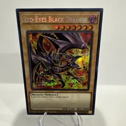 *** RED-EYES BLACK DRAGON *** PRISMATIC SECRET RARE MP24-EN054 (MINT) YUGIOH! - Image 1