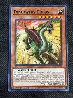 3x YuGiOh! - Dinovatus Docus MP25-EN348 Common 1st Edition Near Mint - Image 2