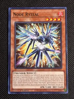 3x YuGiOh! - Node Ryzeal MP25-EN437 Common 1st Edition Near Mint - Image 2