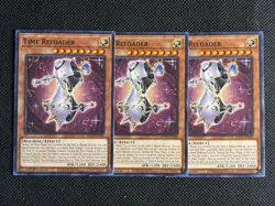 3x YuGiOh! - Time Reloader MP25-EN308 Common 1st Edition Near Mint - Image 1