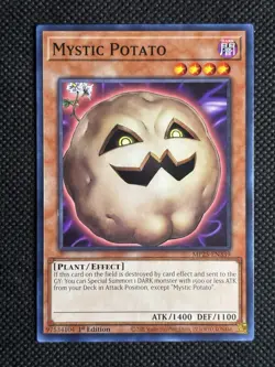 3x YuGiOh! - Mystic Potato MP25-EN339 Common 1st Edition Near Mint - Image 2
