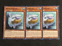 3x YuGiOh! - White Sunfish MP25-EN304 Common 1st Edition Near Mint - Image 1