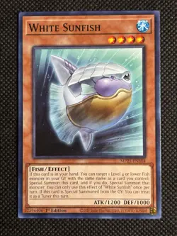 3x YuGiOh! - White Sunfish MP25-EN304 Common 1st Edition Near Mint - Image 2