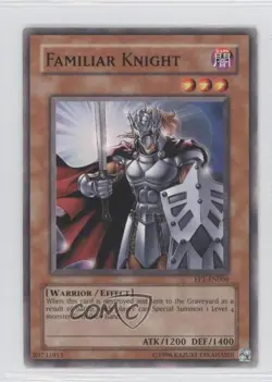Familiar Knight YuGiOh Exclusive Pack Pyramid of Light Movie #EP1-EN006 READ - Image 1