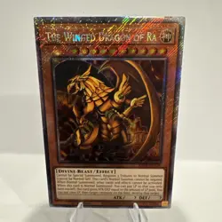 The Winged Dragon Of Ra Platinum Secret Rare RA04-EN118 Yugioh - Image 1