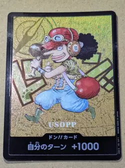 [NM] DON !! Card Usopp ONE PIECE Japanese Premium Card Collection Kumamoto - Image 1